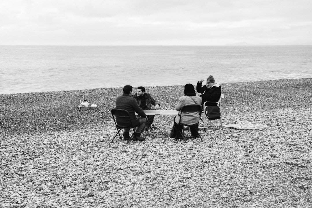 group conversation scene