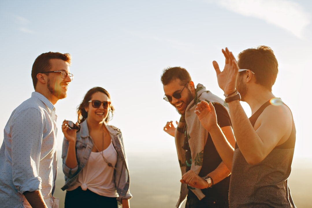 friends having deep conversation